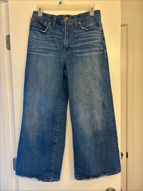 Madewell Wide-Leg Crop Women's Jeans - Classic Denim